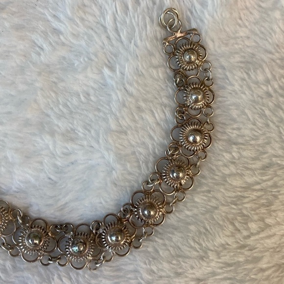 Vintage Sterling Silver Marked 925 Bracelet - Picture 2 of 5